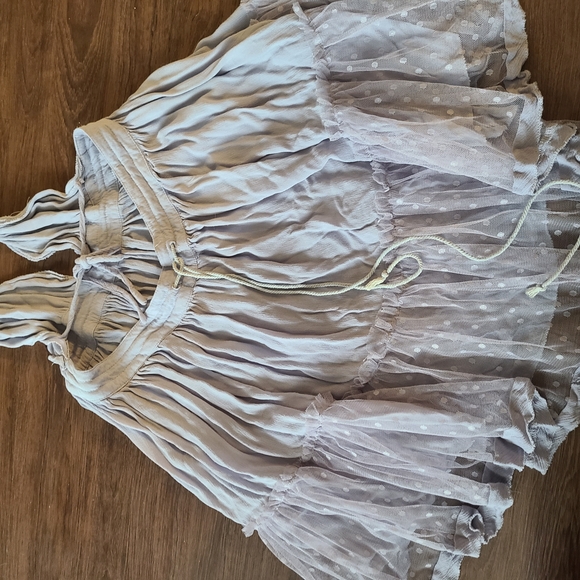 Light Purple Ruffled Dress - Picture 4 of 4